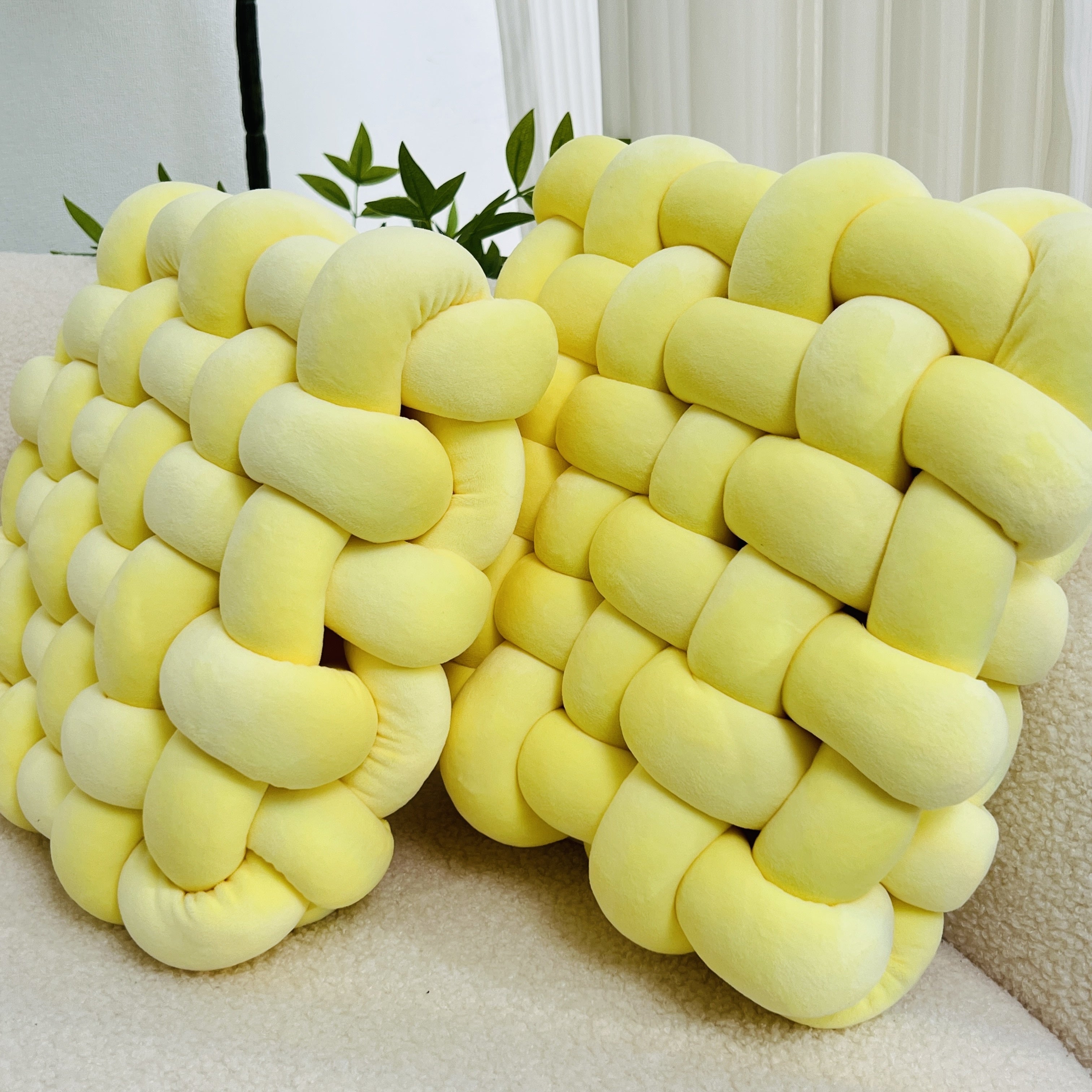 Coussin Nœud Cozy Décor de Lit﻿