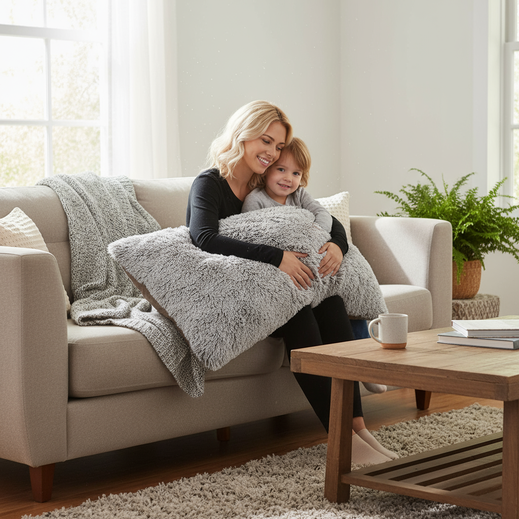 Oreiller de corps entier tout doux﻿