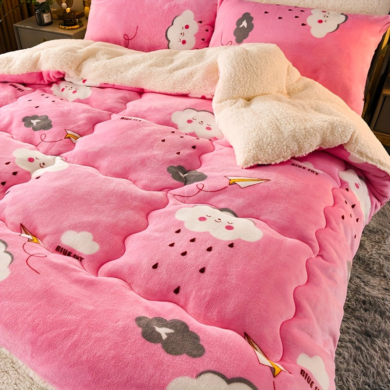 Luxe couette d'hiver, douce et thème cartoon