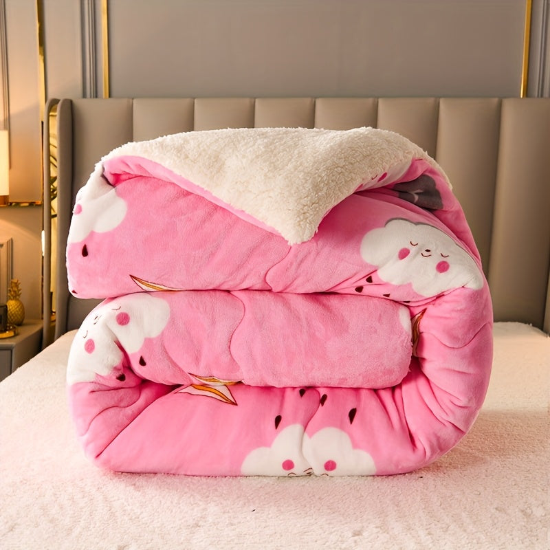 Luxe couette d'hiver, douce et thème cartoon