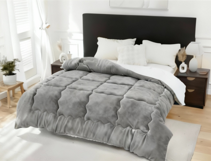 Couette douce en velours: Couette sans housse